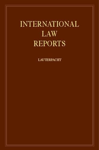 Stock image for International Law Reports Volume 18 for sale by PBShop.store US