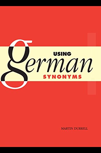 Imagen de archivo de Using German Synonyms a la venta por ThriftBooks-Atlanta