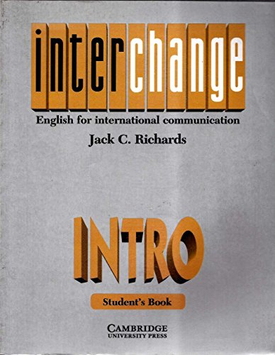 Immagine dell'editore per Interchange Intro Student's book: English for International Communication venduto da ThriftBooks-Atlanta