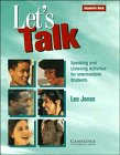 Let's Talk Student's book: Speaking and Listening Activities for Intermedia te Students