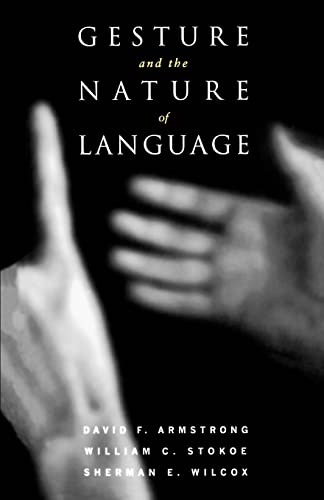 Imagen de archivo de Gesture and the Nature of Language a la venta por Once Upon A Time Books