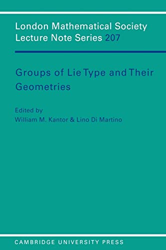Stock image for Groups of Lie Type and their Geometries for sale by THE SAINT BOOKSTORE