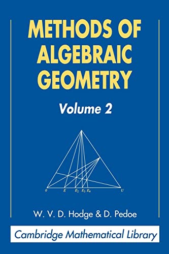 9780521469012: Methods of Algebraic Geometry v2