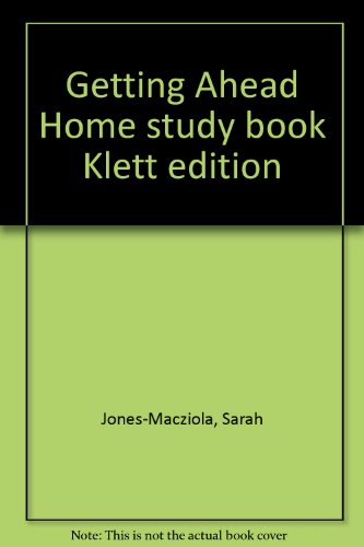 Getting Ahead Home study book Klett edition (German Edition) (9780521469623) by Jones-Macziola, Sarah; White, Greg