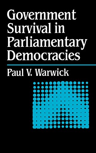 Beispielbild fr Government Survival in Parliamentary Democracies zum Verkauf von Better World Books