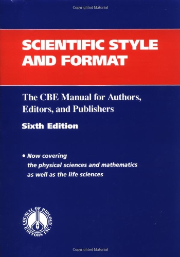 9780521471541: Scientific Style and Format: The CBE Manual for Authors, Editors, and Publishers (C B E STYLE MANUAL)