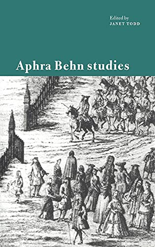 Stock image for Aphra Behn Studies. for sale by Plurabelle Books Ltd