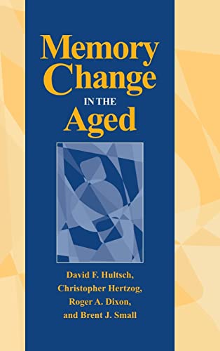 9780521473613: Memory Change in the Aged