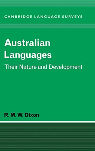 9780521473781: Australian Languages Hardback: Their Nature and Development (Cambridge Language Surveys)