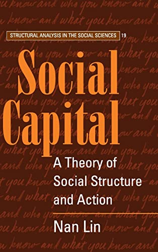 9780521474313: Social Capital Hardback: A Theory of Social Structure and Action: 19 (Structural Analysis in the Social Sciences, Series Number 19)