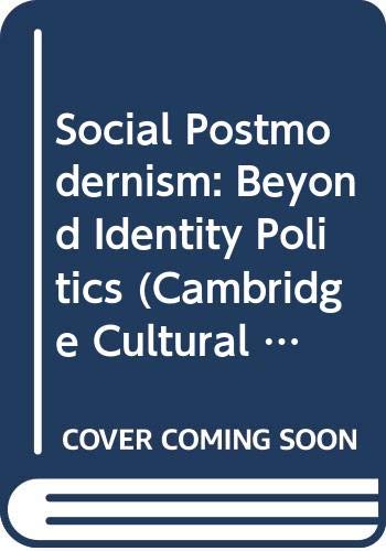 Stock image for Social Postmodernism: Beyond Identity Politics (Cambridge Cultural Social Studies) for sale by Books From California