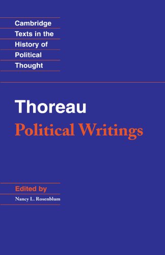 9780521476751: Thoreau: Political Writings