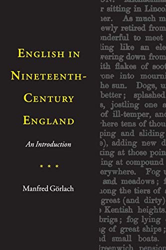 9780521476843: English in Nineteenth-Century England Paperback: An Introduction