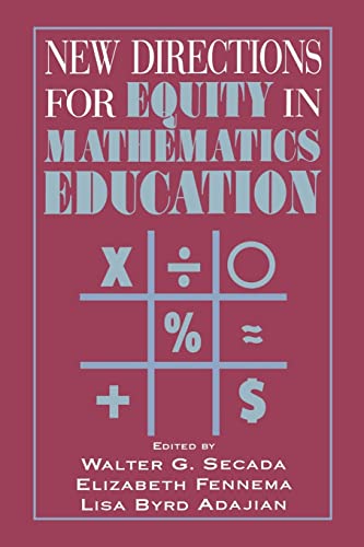 Stock image for New Directions for Equity in Mathematics Education for sale by SecondSale