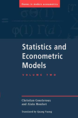 Beispielbild fr Statistics and Econometric Models zum Verkauf von ThriftBooks-Atlanta