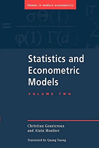 9780521477451: Statistics and Econometric Models, Volume 2 (Themes in Modern Econometrics)