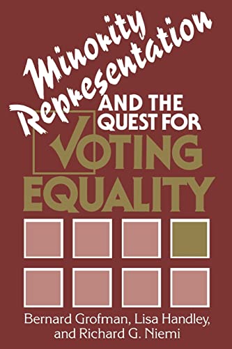 Stock image for Minority Representation and the Quest for Voting Equality for sale by Books Puddle