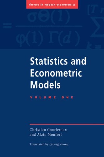 Stock image for Statistics and Econometric Models 2 volume set (Themes in Modern Econometrics) for sale by Crestview Books