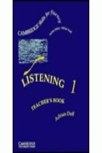 Listening 1 Teacher's book: Pre-intermediate (Cambridge Skills for Fluency) (9780521478700) by Doff, Adrian; Becket, Carolyn