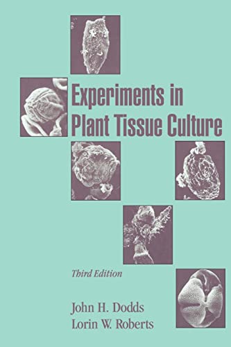 Stock image for Experiments in Plant Tissue Culture for sale by GF Books, Inc.