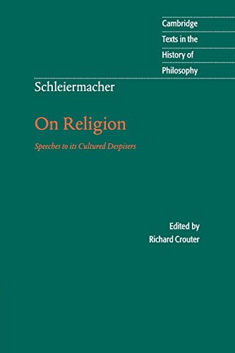 9780521479752: Schleiermacher: On Religion Paperback: Speeches to its Cultured Despisers (Cambridge Texts in the History of Philosophy)