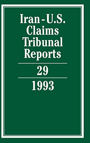 Stock image for Iran-U.S. Claims Tribunal Reports: Volume 29 for sale by Brook Bookstore On Demand