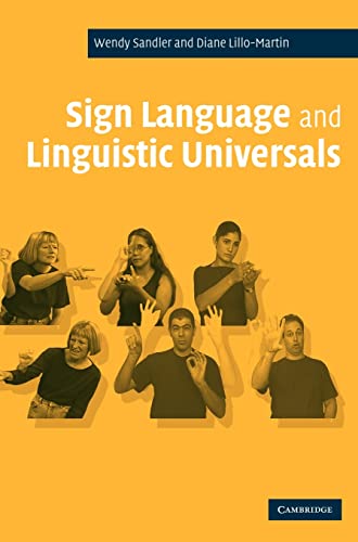 9780521482486: Sign Language and Linguistic Universals Hardback