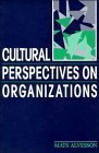 Imagen de archivo de Cultural Perspectives on Organizations a la venta por Great Matter Books