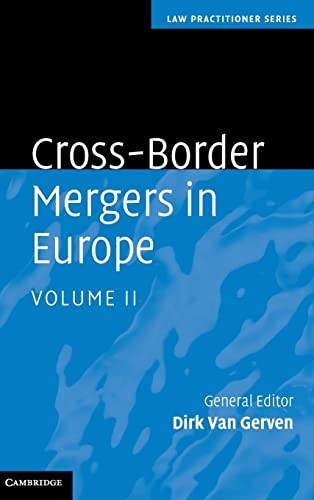 9780521487603: Cross-Border Mergers in Europe: Volume 2 Hardback (Law Practitioner Series)