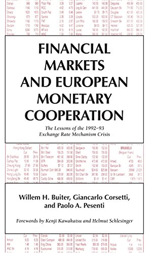 9780521495479: Financial Markets and European Monetary Cooperation: The Lessons of the 1992–93 Exchange Rate Mechanism Crisis (Japan-US Center UFJ Bank Monographs on International Financial Markets)