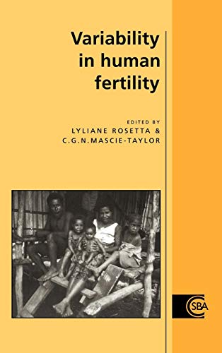 Beispielbild fr Variability in Human Fertility (Volume 19) zum Verkauf von Anybook.com