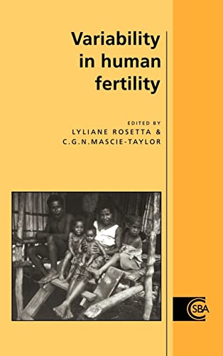 Imagen de archivo de Variability in Human Fertility (Volume 19) a la venta por Anybook.com