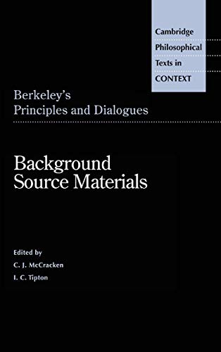 9780521496810: Berkeley's Principles and Dialogues: Background Source Materials (Cambridge Philosophical Texts in Context)