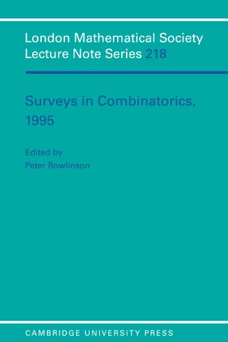 9780521497978: Surveys in Combinatorics, 1995 (London Mathematical Society Lecture Note Series, Series Number 218)