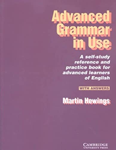 9780521498685: Advanced Grammar in Use With answers