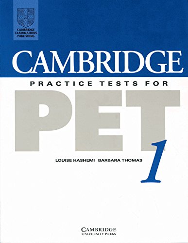 9780521499385: Cambridge Practice Tests for PET 1 Student's book