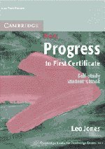 Beispielbild fr New Progress to First Certificate Self-study student's book zum Verkauf von WorldofBooks