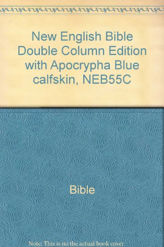 9780521503693: New English Bible Double Column Edition with Apocrypha Blue calfskin, NEB55C