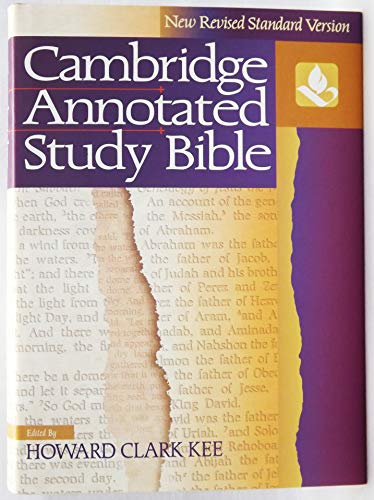 Imagen de archivo de NRSV Cambridge Annotated Study Bible Hardback with jacket NR340 a la venta por WorldofBooks