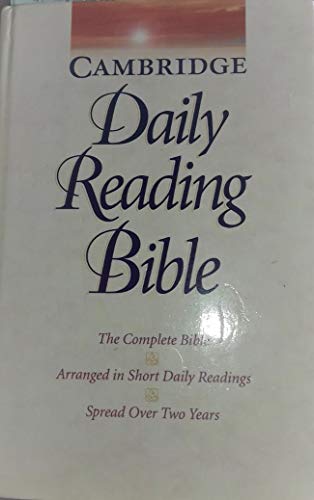 Stock image for Cambridge Daily Reading Bible New Revised Standard Version for sale by ThriftBooks-Atlanta