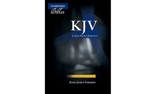 9780521508810: KJV Large Print Text Bible, Black French Morocco Leather, KJ653:T: Large-Print Text Edition, French Morocco Leather (Black Presentation Pa Ge Ribbon Gilt Edges Slipcase)