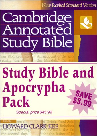 Beispielbild fr The Cambridge Annotated Study Bible and Study Apocrypha zum Verkauf von Better World Books