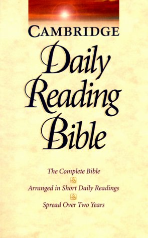 Imagen de archivo de NRSV Cambridge Daily Reading Bible a la venta por WorldofBooks