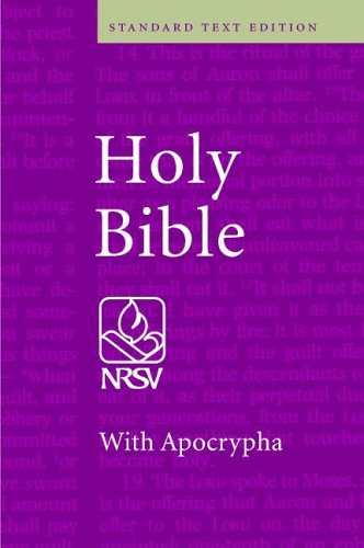 Beispielbild fr NRSV Standard Text with Apocrypha Burgundy Hardcover NR10A zum Verkauf von HPB-Emerald