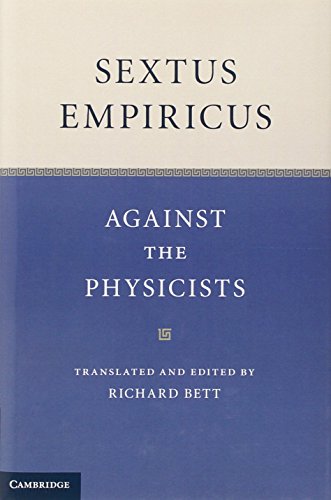 Stock image for Sextus Empiricus Against the Physicists for sale by PBShop.store US