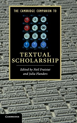 9780521514101: The Cambridge Companion to Textual Scholarship (Cambridge Companions to Literature)