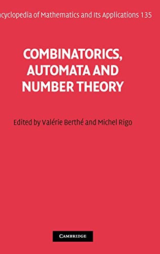 9780521515979: Combinatorics, Automata and Number Theory Hardback: 135 (Encyclopedia of Mathematics and its Applications, Series Number 135)