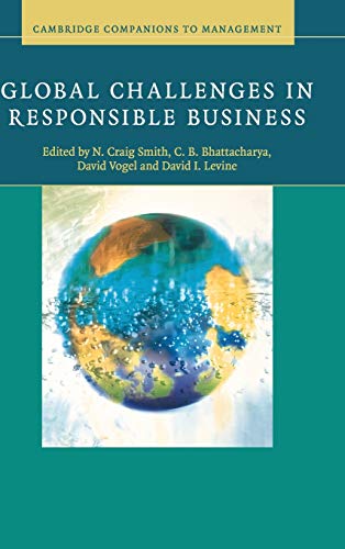 Beispielbild fr Global Challenges in Responsible Business (Cambridge Companions to Management) zum Verkauf von medimops