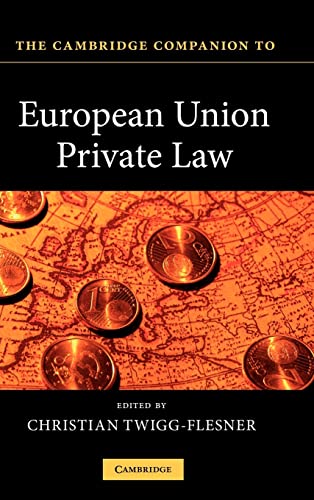 Stock image for The Cambridge Companion to European Union Private Law for sale by Revaluation Books