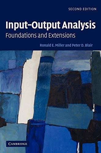 9780521517133: Input-Output Analysis 2nd Edition Hardback: Foundations and Extensions